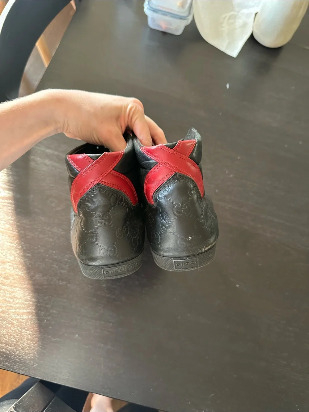 Gucci Signature High Top Sneakers Men’s